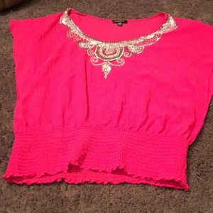 S sequined pink BeBe Shirt